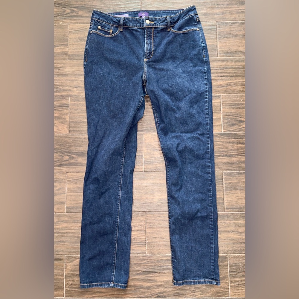 NYDJ Sheri Slim jeans, size 14